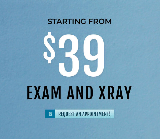 $39 exam and x ray special