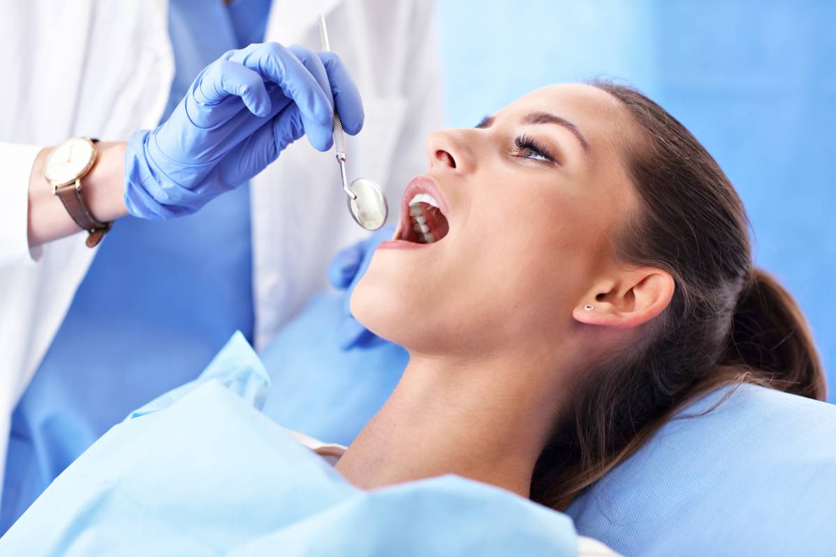 concept image of woman who did not delay her root canal